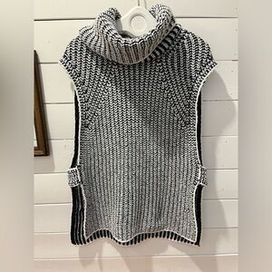 🖤-50%🖤 Orly Chunky Knit Cowl Neck Sweater Vest – Size XL